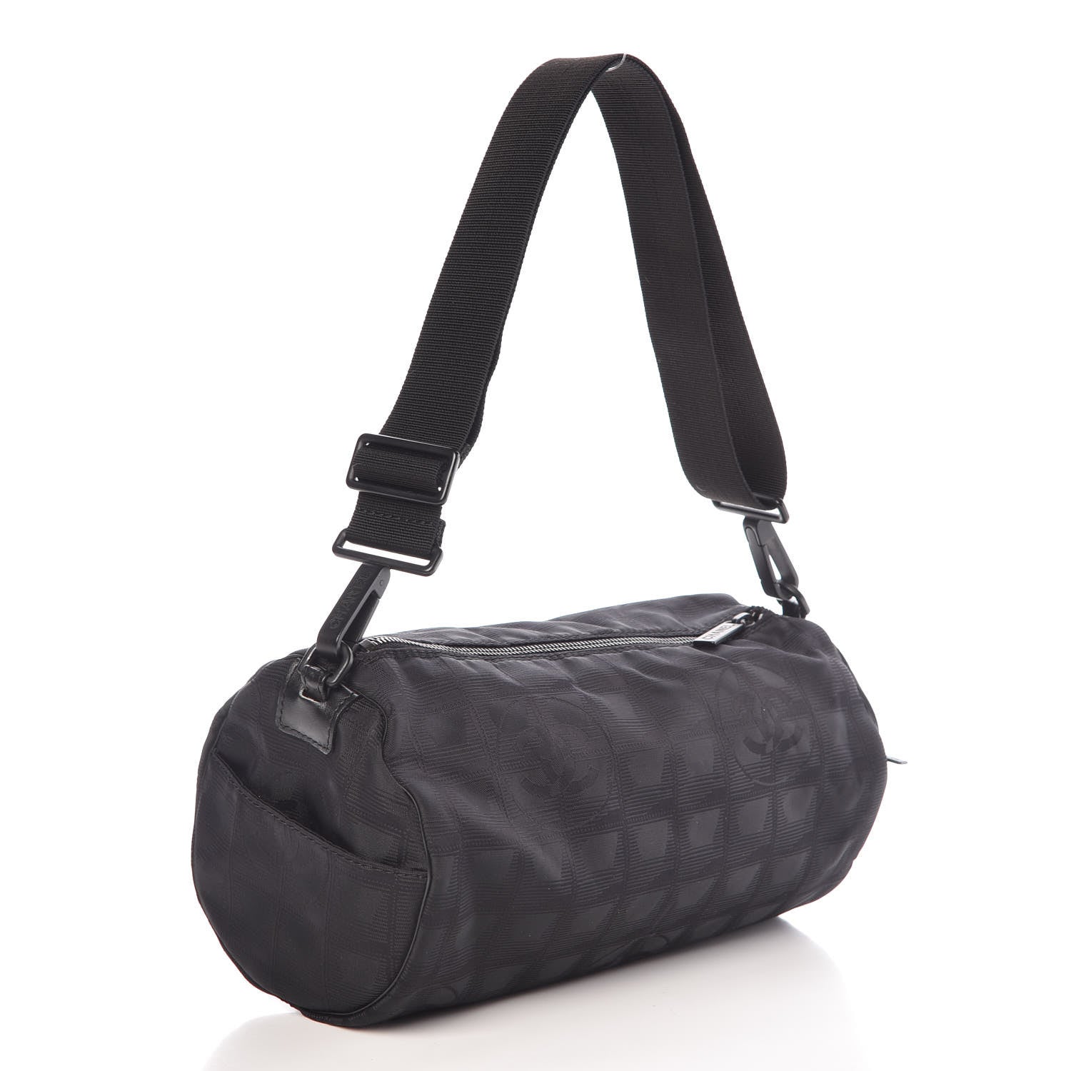 Chanel Nylon Travel Duffle Black 3 of 10