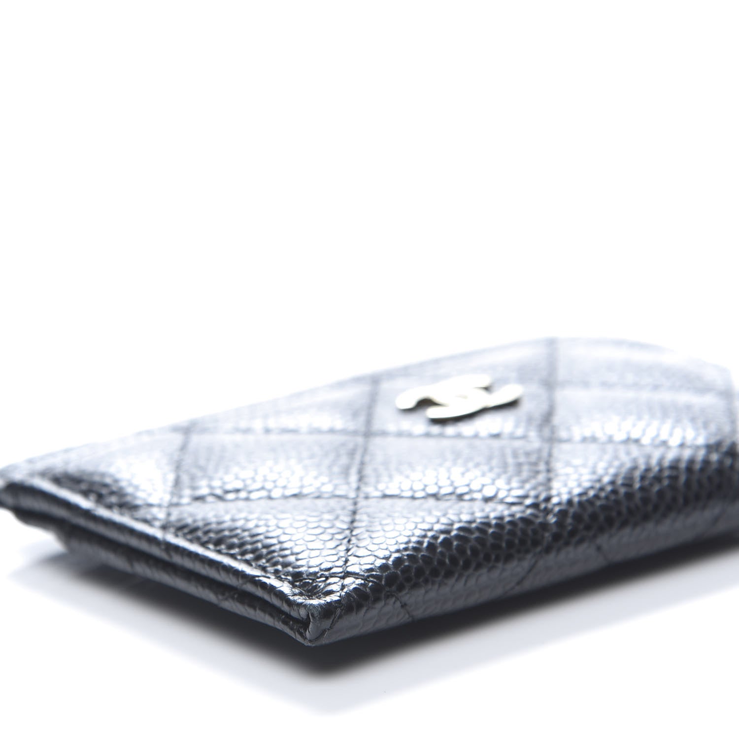 Chanel Caviar Quilted Card Holder Black 9 of 10