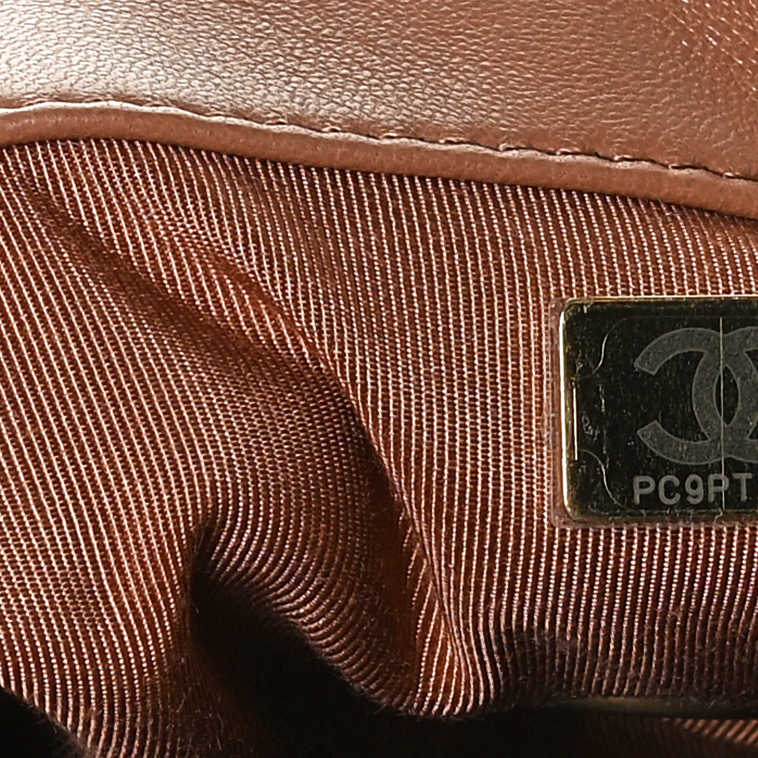 Chanel Lambskin Quilted Medium Chanel 19 Flap Light Brown 7 of 12