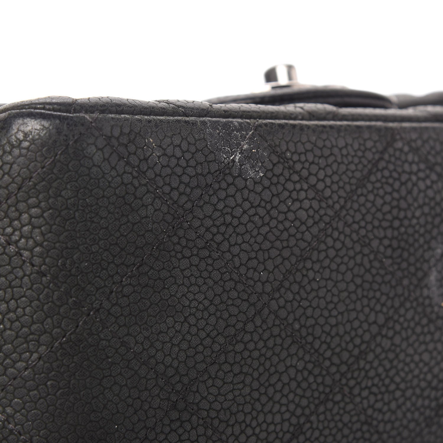Chanel Iridescent Caviar Quilted Mini Square Flap Black 13 of 14