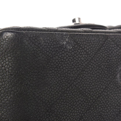 Chanel Iridescent Caviar Quilted Mini Square Flap Black 13 of 14