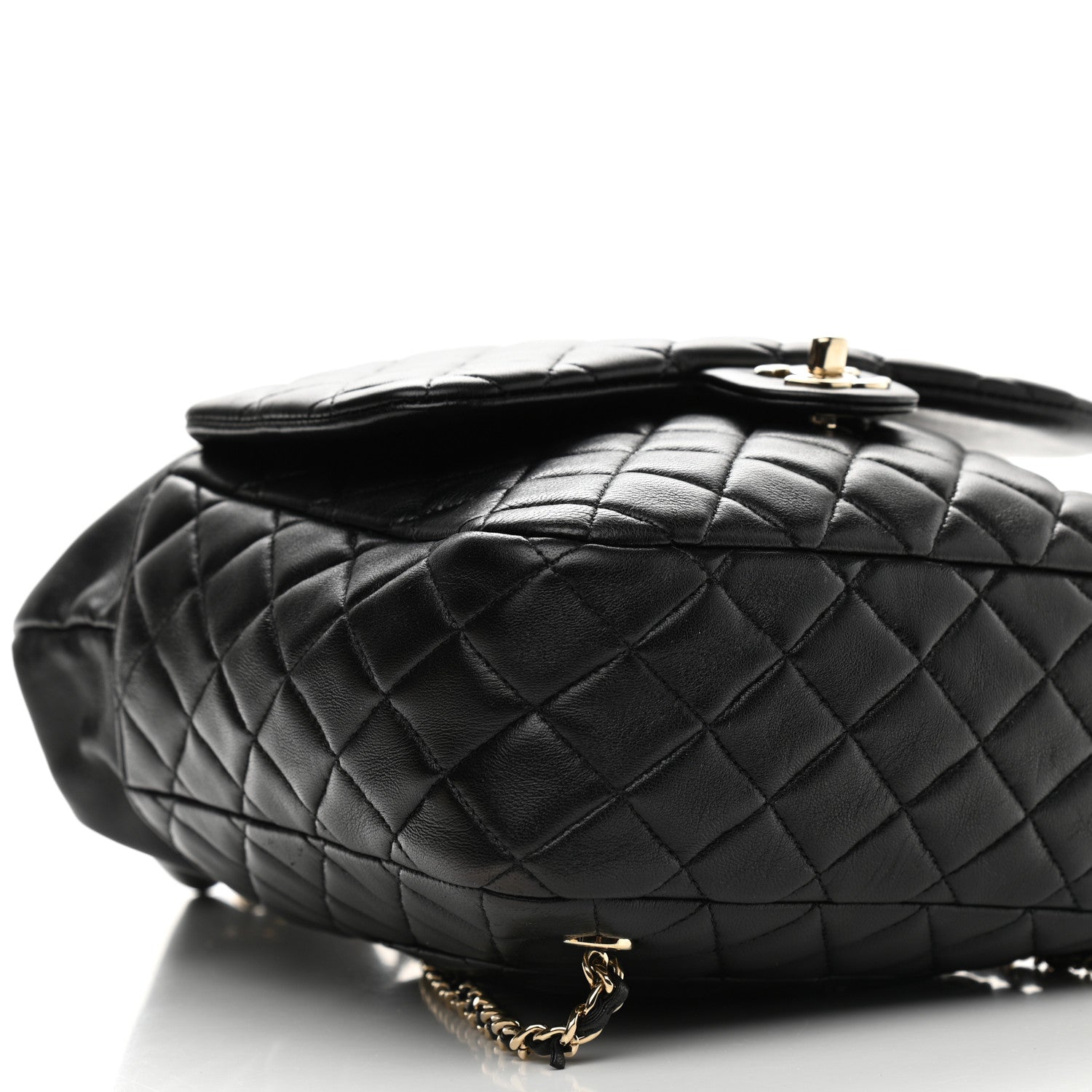 Chanel Lambskin Quilted Large In Seoul Backpack Navy 8 of 9
