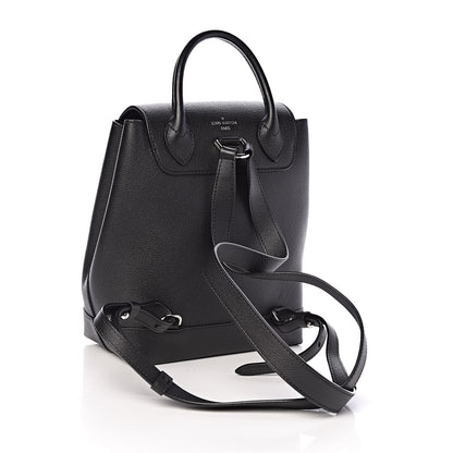 Louis Vuitton Calfskin Lockme Backpack Black 3 of 10