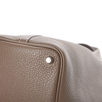 Hermes Taurillon Clemence Picotin Lock 18 PM Etoupe 11 of 12