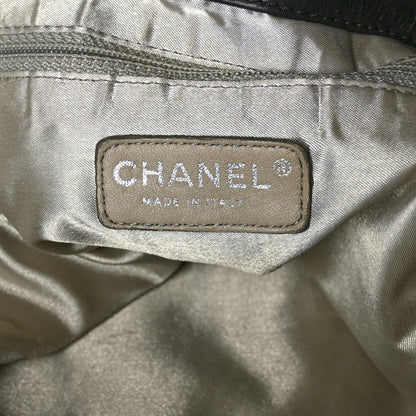 Chanel Lambskin Quilted Hobo Black 5 of 8
