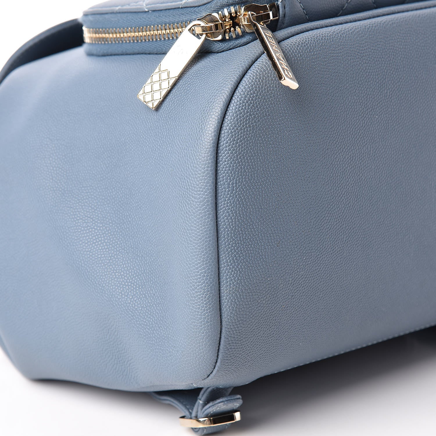 Chanel Caviar Quilted Business Affinity Backpack Light Blue 9 of 14