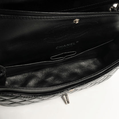 Chanel Patent Quilted Medium Double Flap Black 5 of 8