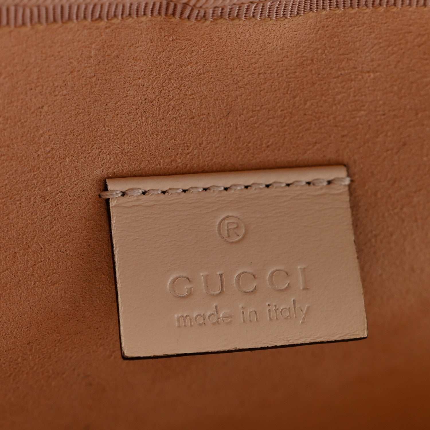 Gucci Calfskin Matelasse Mini GG Marmont Round Backpack White 6 of 13