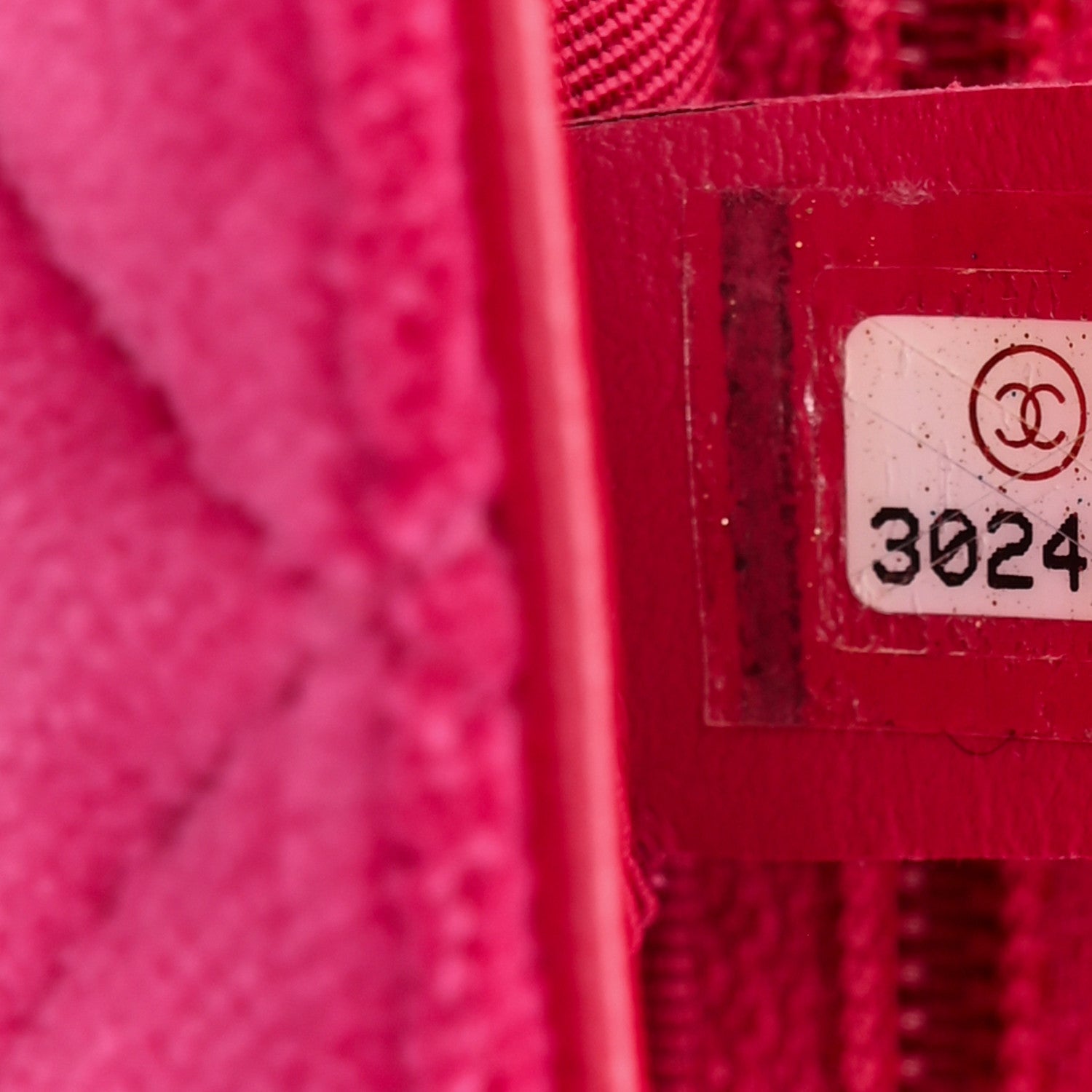 Chanel Velvet Quilted Mini Square Pearl Crush Flap Fuchsia 8 of 11