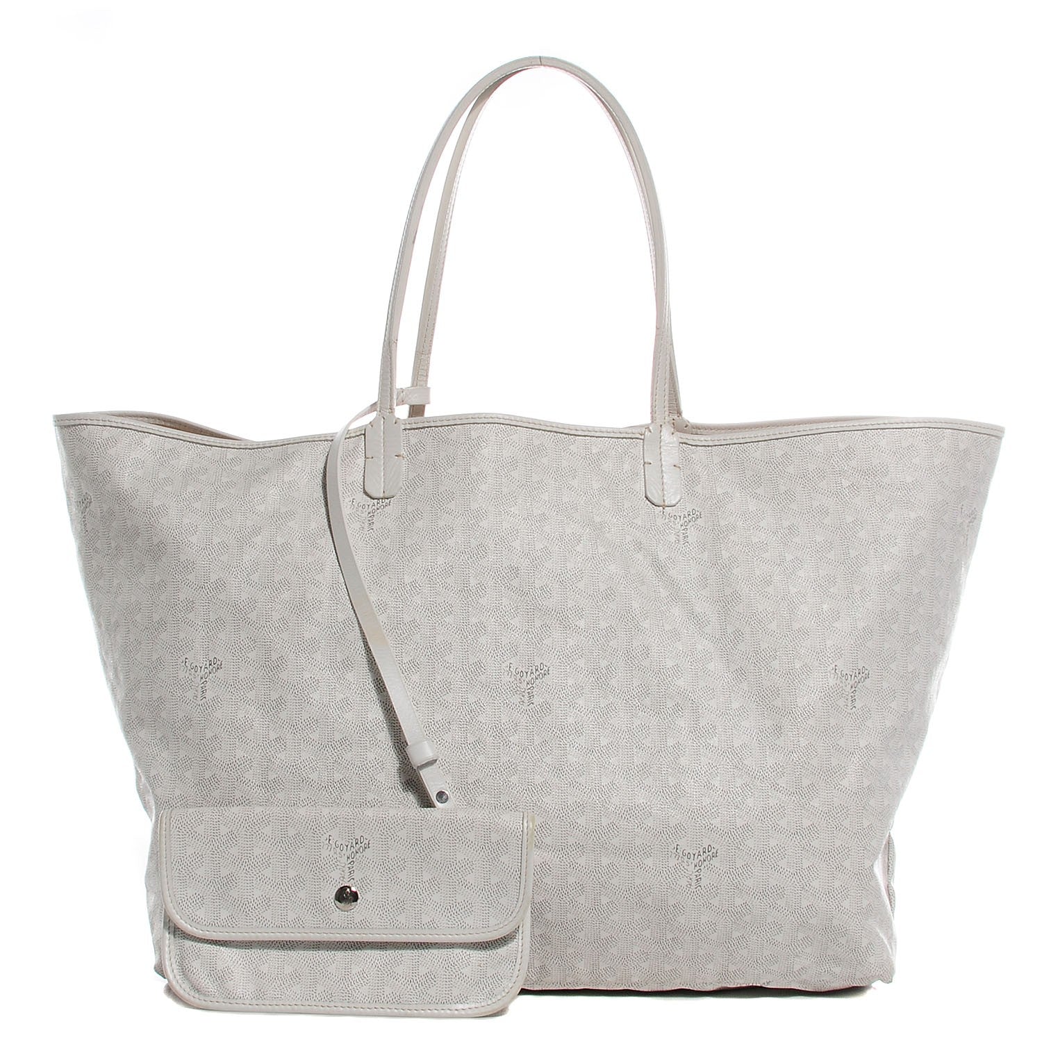 Goyard Goyardine Saint Louis GM White 1 of 9