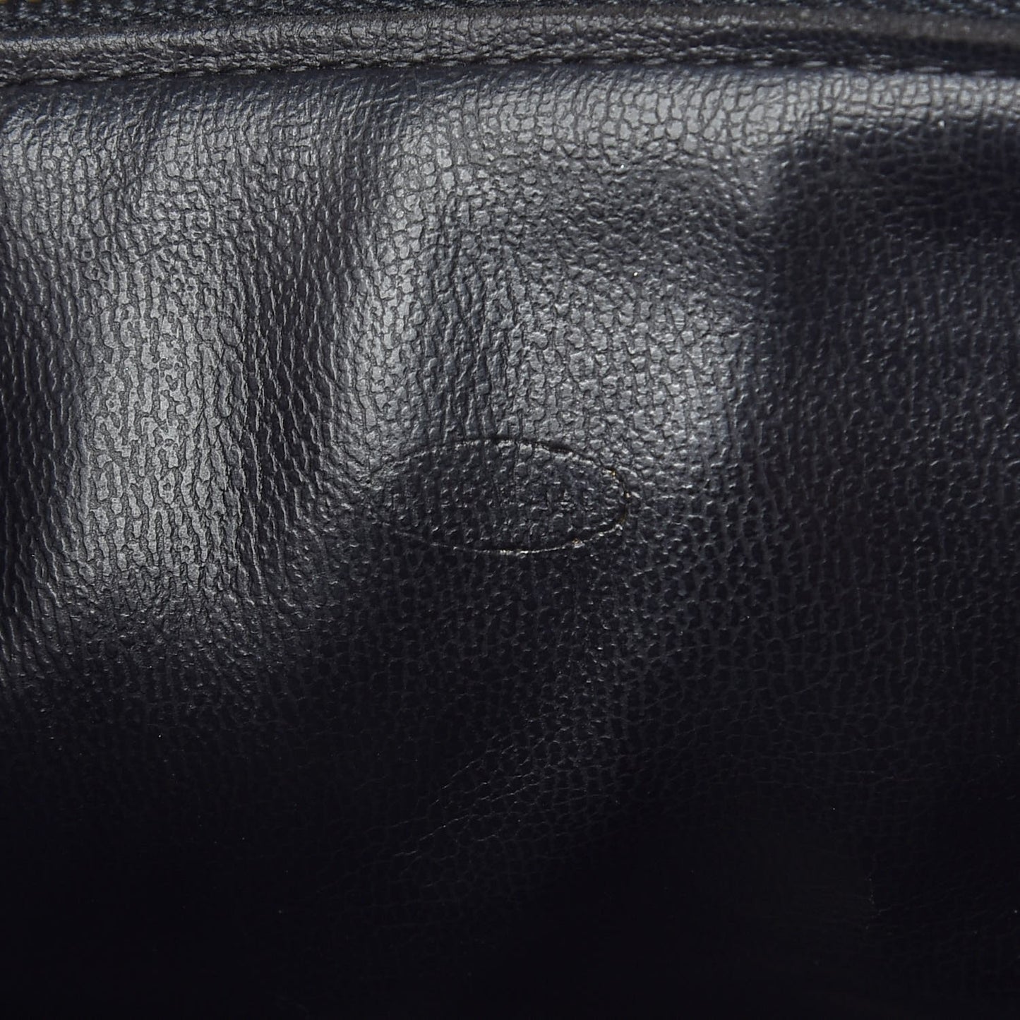 Lambskin Vanity Cosmetic Case Black