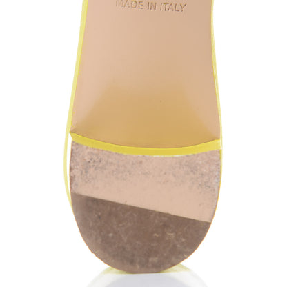 Hermes Epsom Oasis Sandals 37 Jaune Pollen 15 of 16