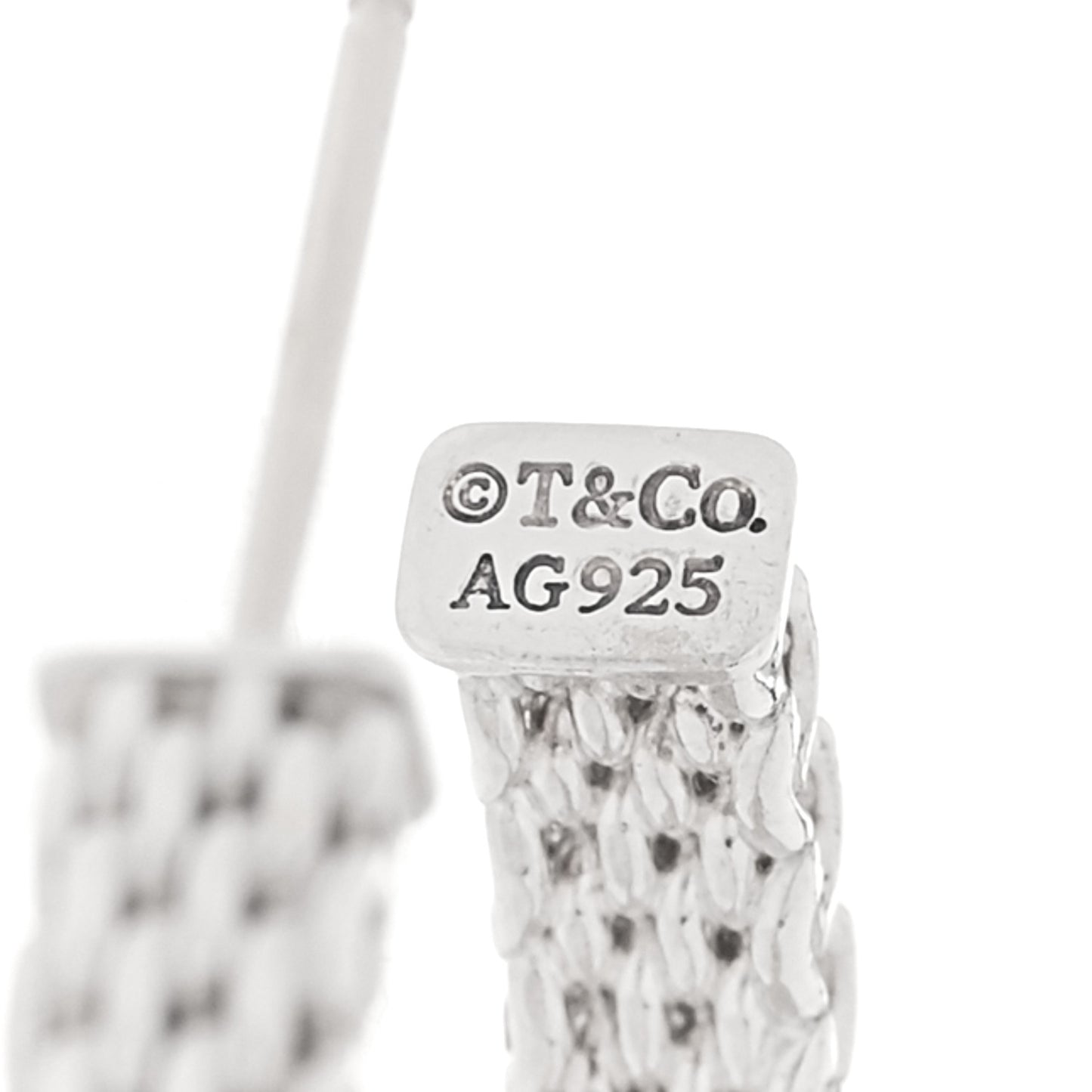 Sterling Silver Narrow Somerset Hoop Earrings