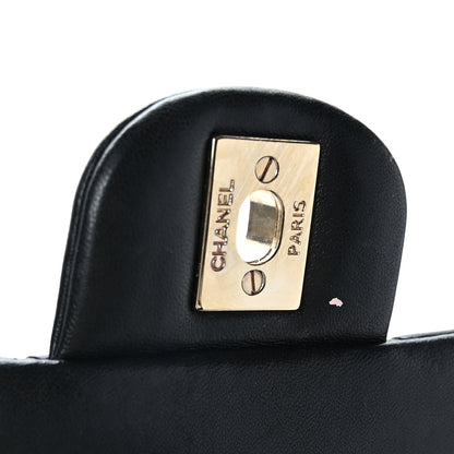 Chanel Lambskin Quilted Mini Rectangular Flap Black 10 of 11