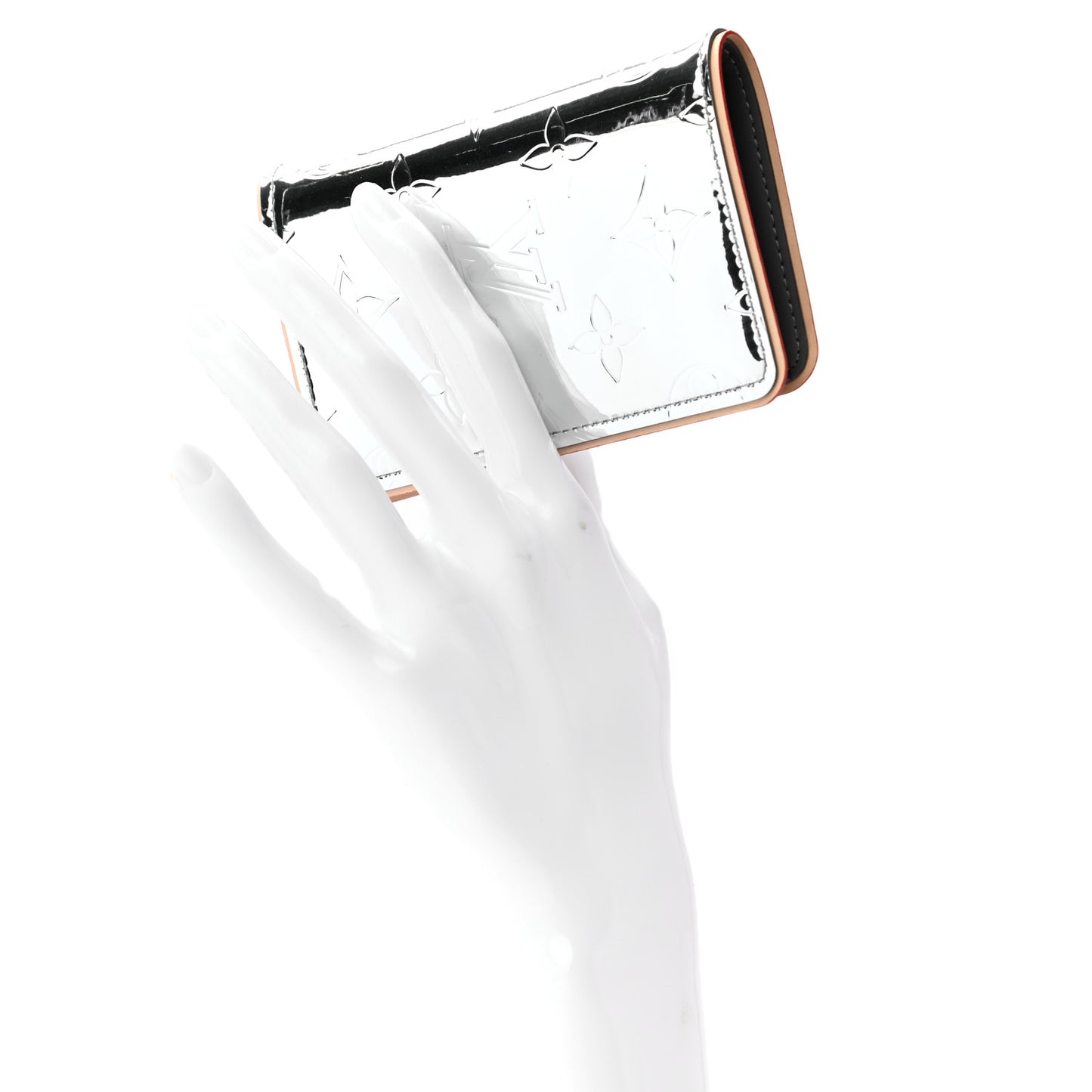 Monogram Mirror Slender Pocket Organizer