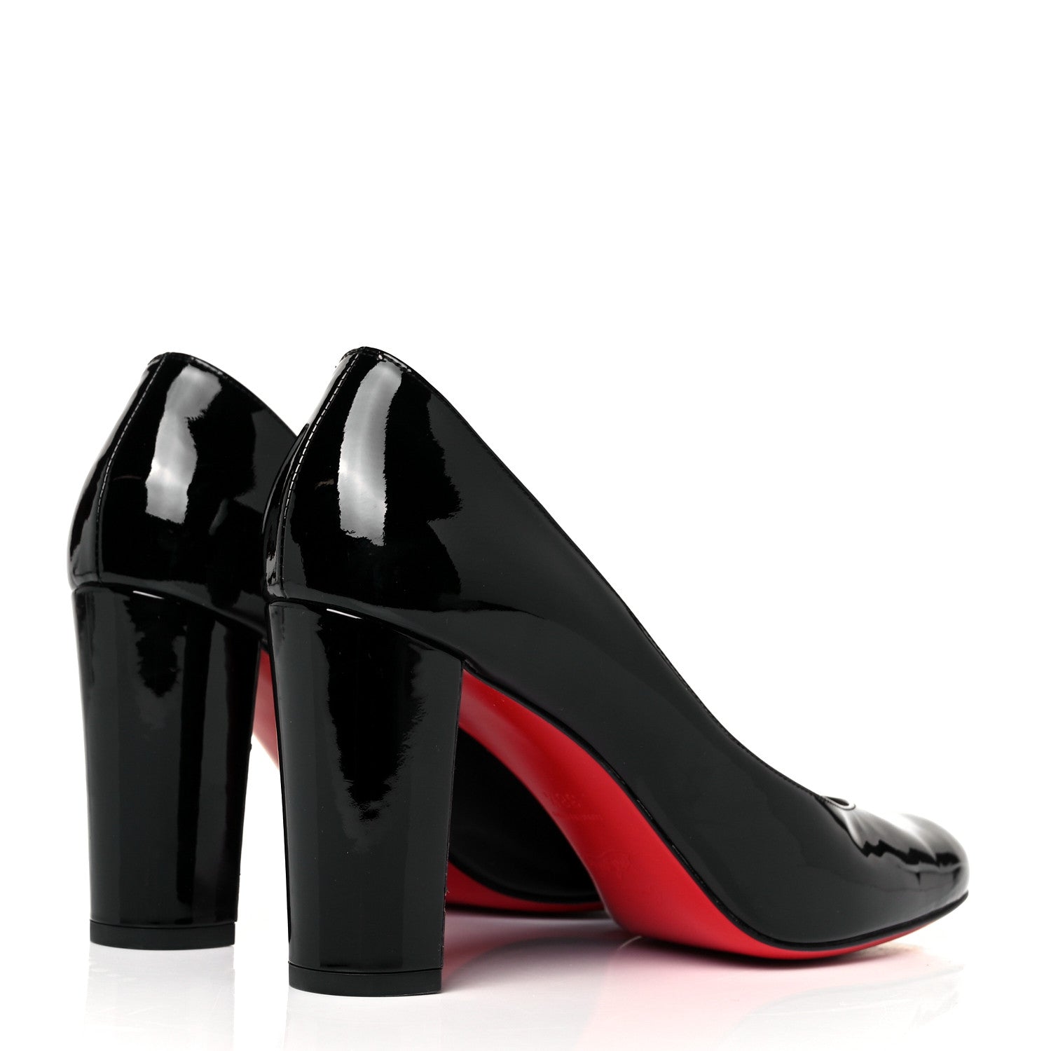 Christian Louboutin Patent Lady Gena 85 Pumps 38.5 Black 4 of 7