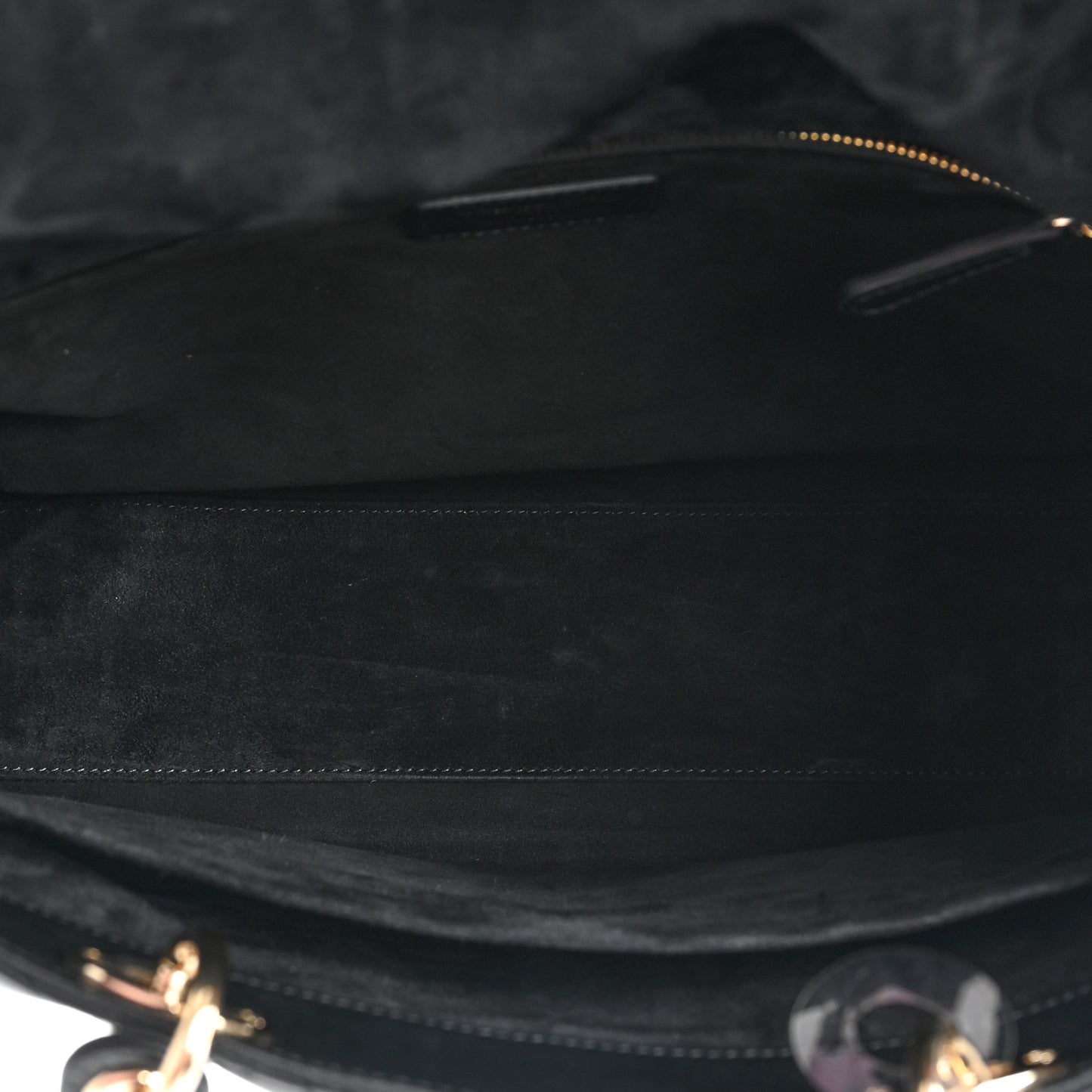 Lambskin Cannage Large Lady Dior Black
