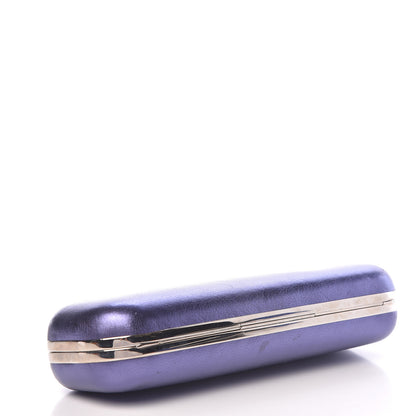 Alexander McQueen Metallic Nappa Knucklebox Clutch Purple 4 of 15