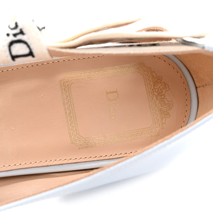 Christian Dior Patent Calfskin J'Adior 20mm Pumps 37.5 Ice Lagoon 6 of 10