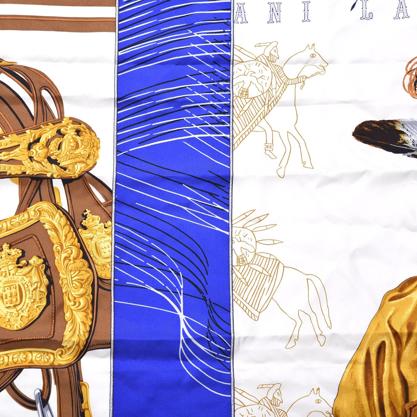 Silk Carre En Carres Scarf 90