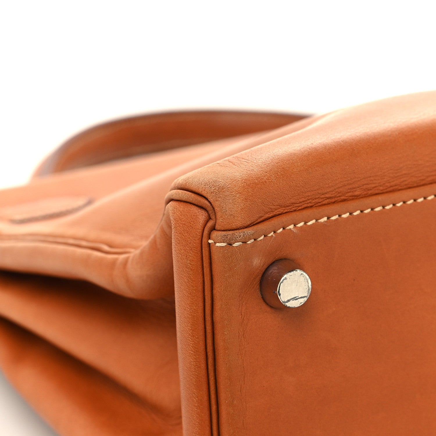 Hermes Natural Barenia Kelly Retourne 32 Fauve 11 of 14