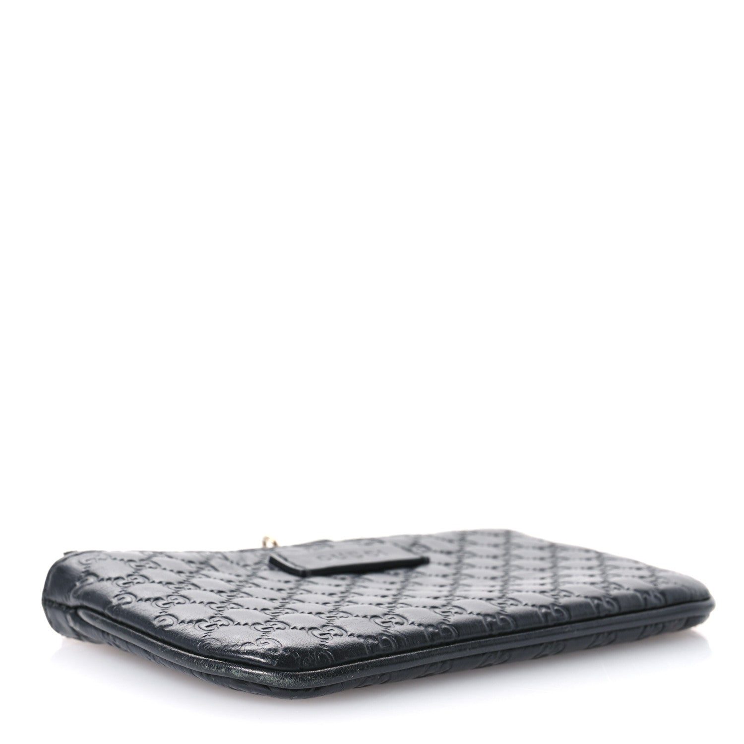 Gucci Microguccissima Key Ring Coin Case Black 4 of 8