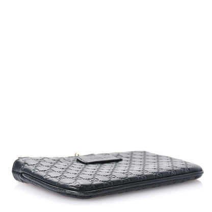 Gucci Microguccissima Key Ring Coin Case Black 4 of 8