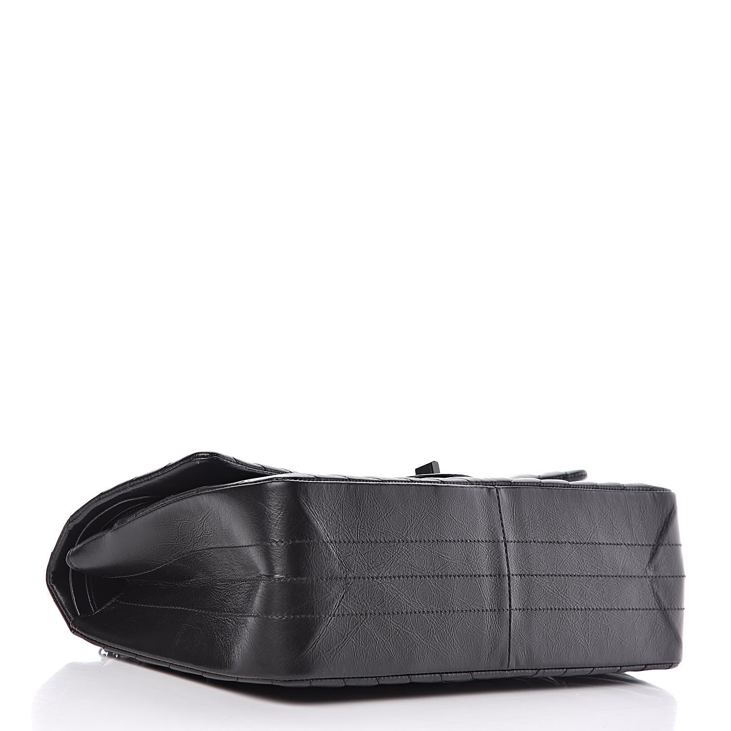 Chanel Aged Calfskin Chevron Quilted 2.55 Reissue 226 So Black 4 of 14