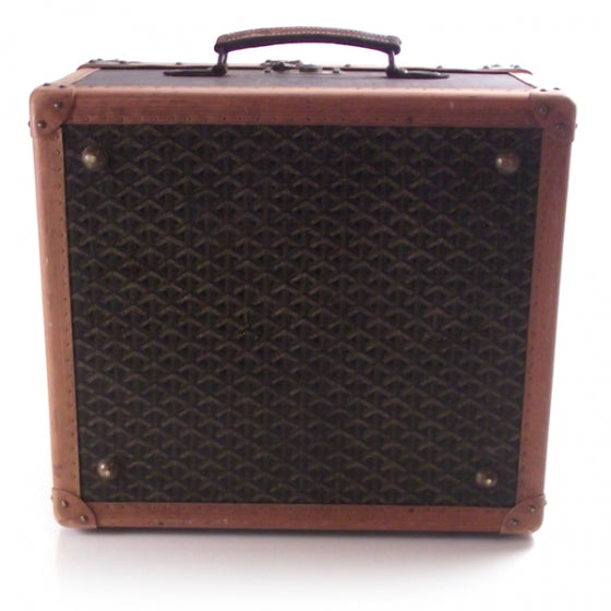 Goyard Vintage Hat Box Case RARE 4 of 9