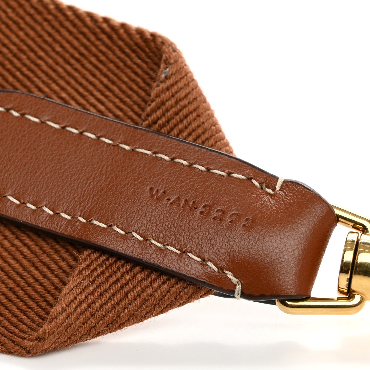Jacquard Wool Strap Light Brown