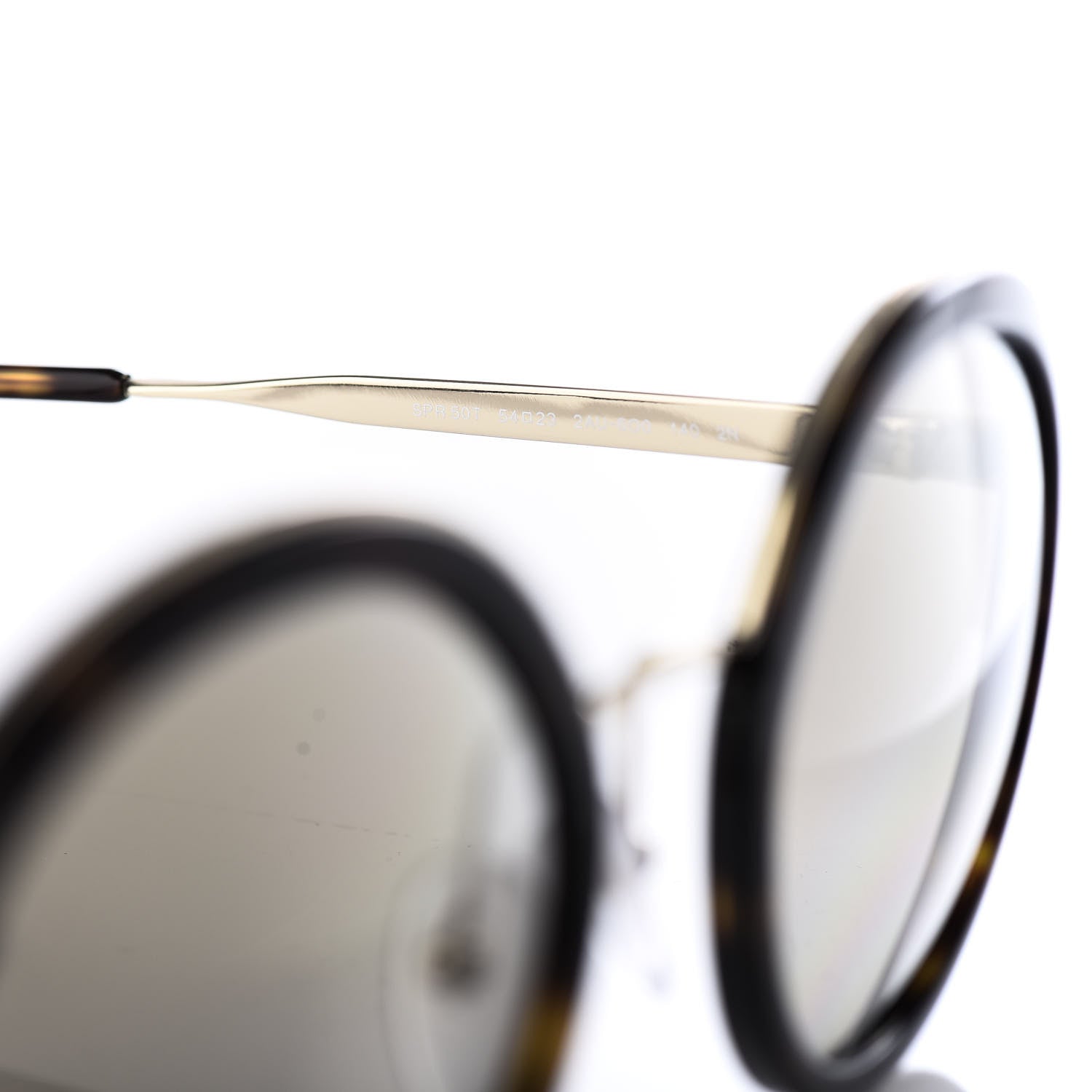 Prada Round Frame Sunglasses SPR 50T Tortoise 6 of 7