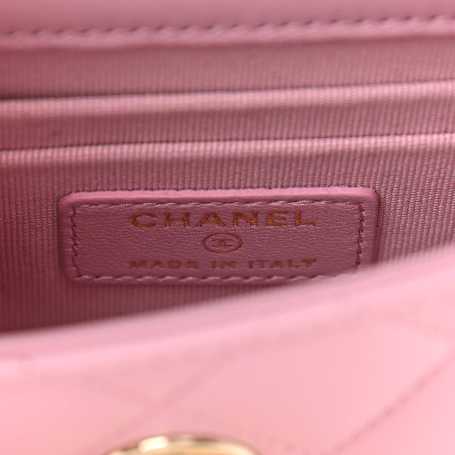 Chanel Lambskin Quilted Mini Trendy CC Clutch With Chain Pink 6 of 10
