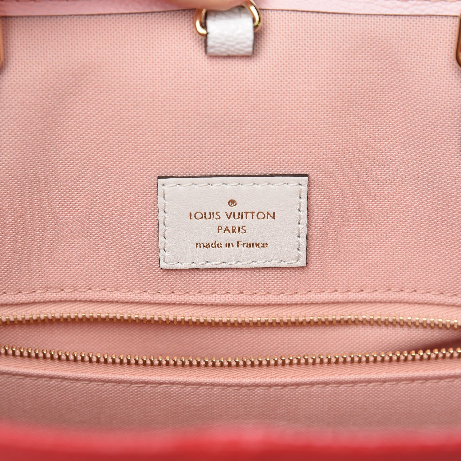 Louis Vuitton Monogram Giant Onthego GM Rouge Rose 6 of 10