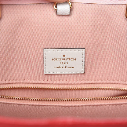 Louis Vuitton Monogram Giant Onthego GM Rouge Rose 6 of 10