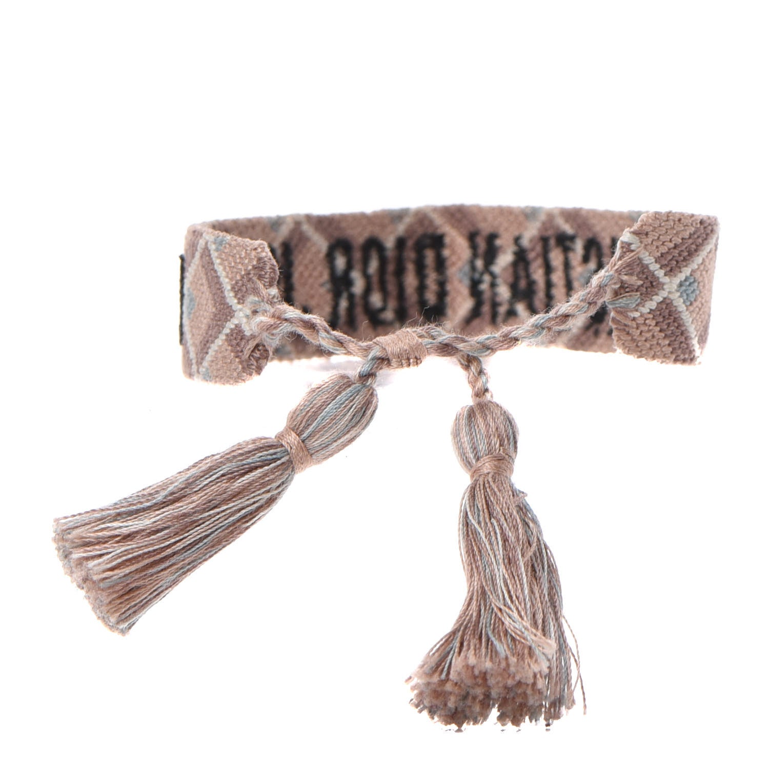 Christian Dior Woven Cotton J'Adior Friendship Bracelet 3 of 3