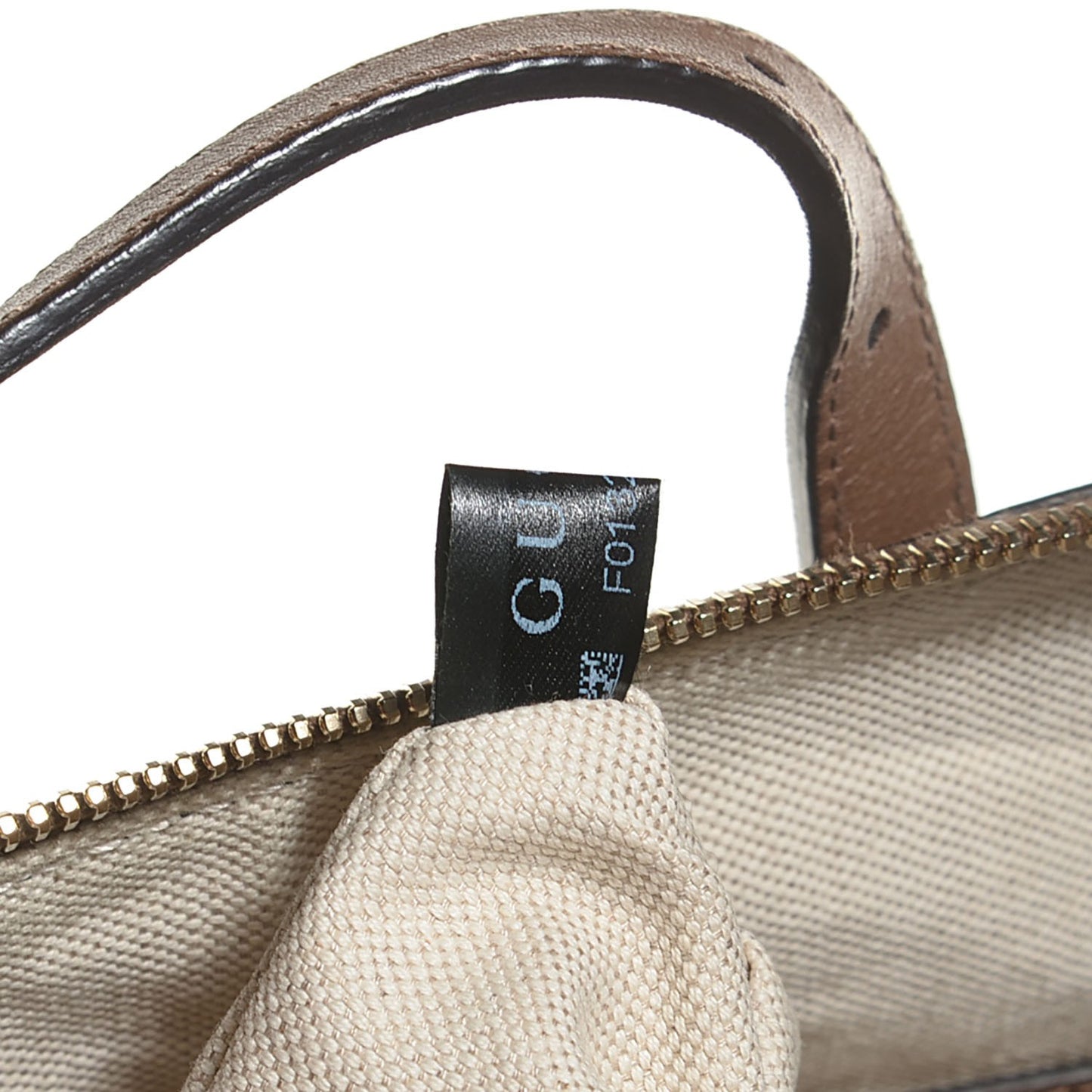 GG Supreme Monogram Margaux Calfskin Large Nice Top Handle Dome Bag Beige Ebony Acero