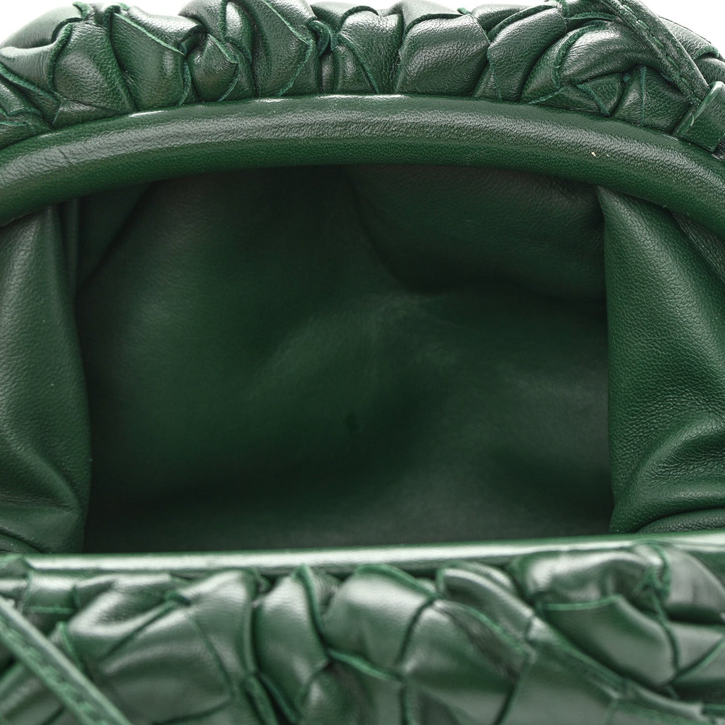 Nappa Intrecciato The Mini Pouch Raintree