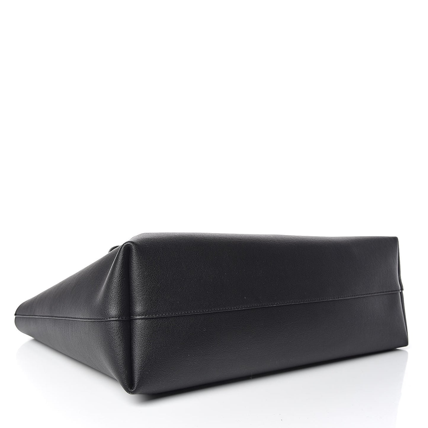 Calfskin Large Shopping Tote Black