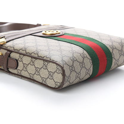 Gucci GG Supreme Monogram Web Small Ophidia Messenger Bag Brown 7 of 8