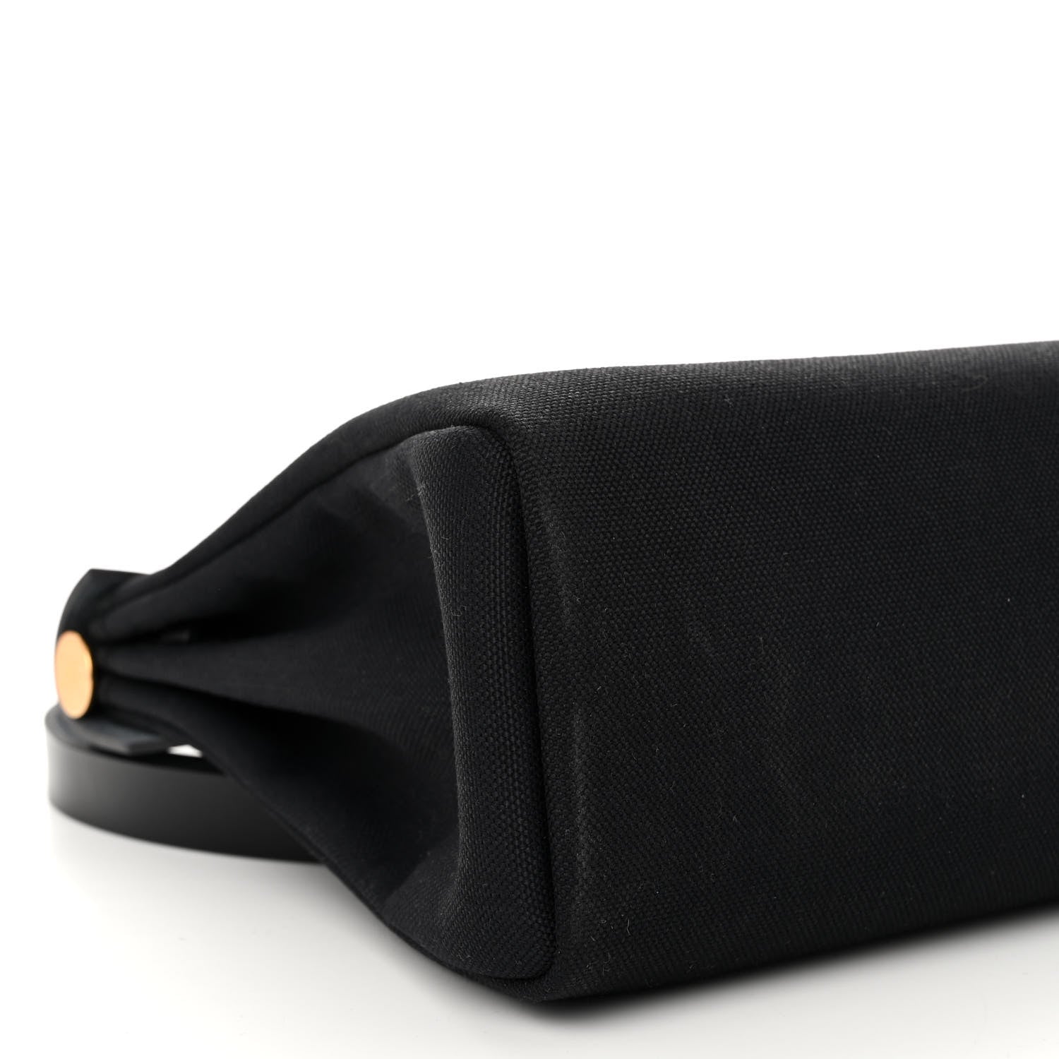 Hermes Military Toile Vache Hunter Herbag Zip PM 31 Black 8 of 9