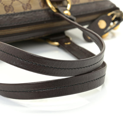 Gucci Crystal Monogram Small Babouska Tote Dark Brown 12 of 13