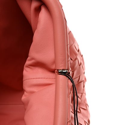 Bottega Veneta Nappa Maxi Intrecciato The Pouch Oversized Clutch Peach 8 of 8