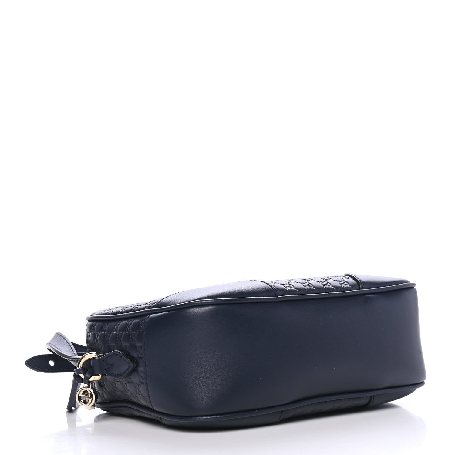 Gucci Soft Microguccissima Mini Bree Messenger Bag Blue 3 of 4