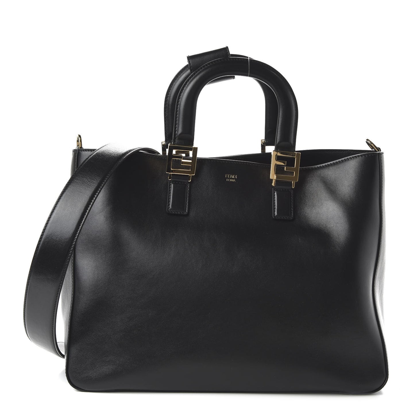 Vitello Glacier Medium FF Tote Black