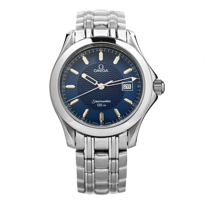 Omega Stainless Steel 36mm Seamaster 120M Quartz Watch Blue 2511.81 1 of 4