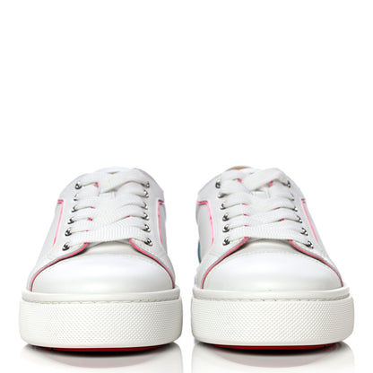 Christian Louboutin Calfskin Patent Vieirissima Flat Sneakers 36.5 White Multi 2 of 8