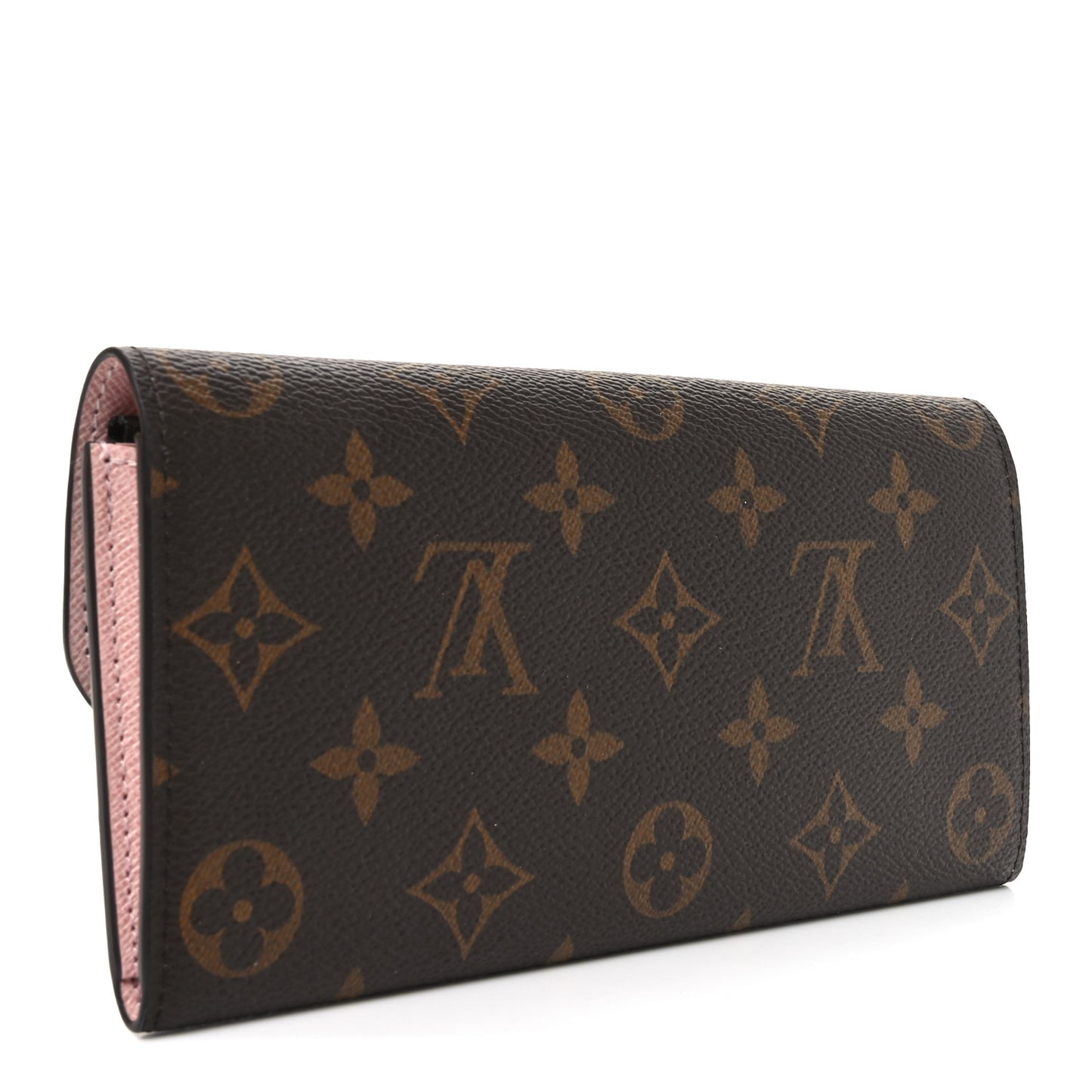 Monogram Emilie Wallet Rose Ballerine