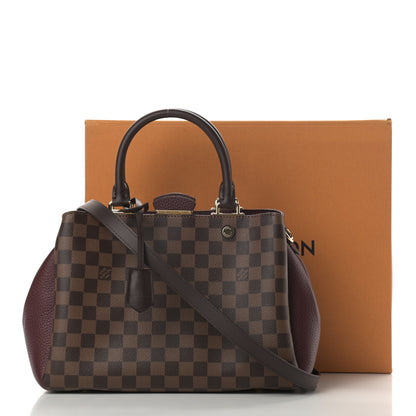 Louis Vuitton Damier Ebene Cuir Taurillon Brittany Bordeaux 11 of 11