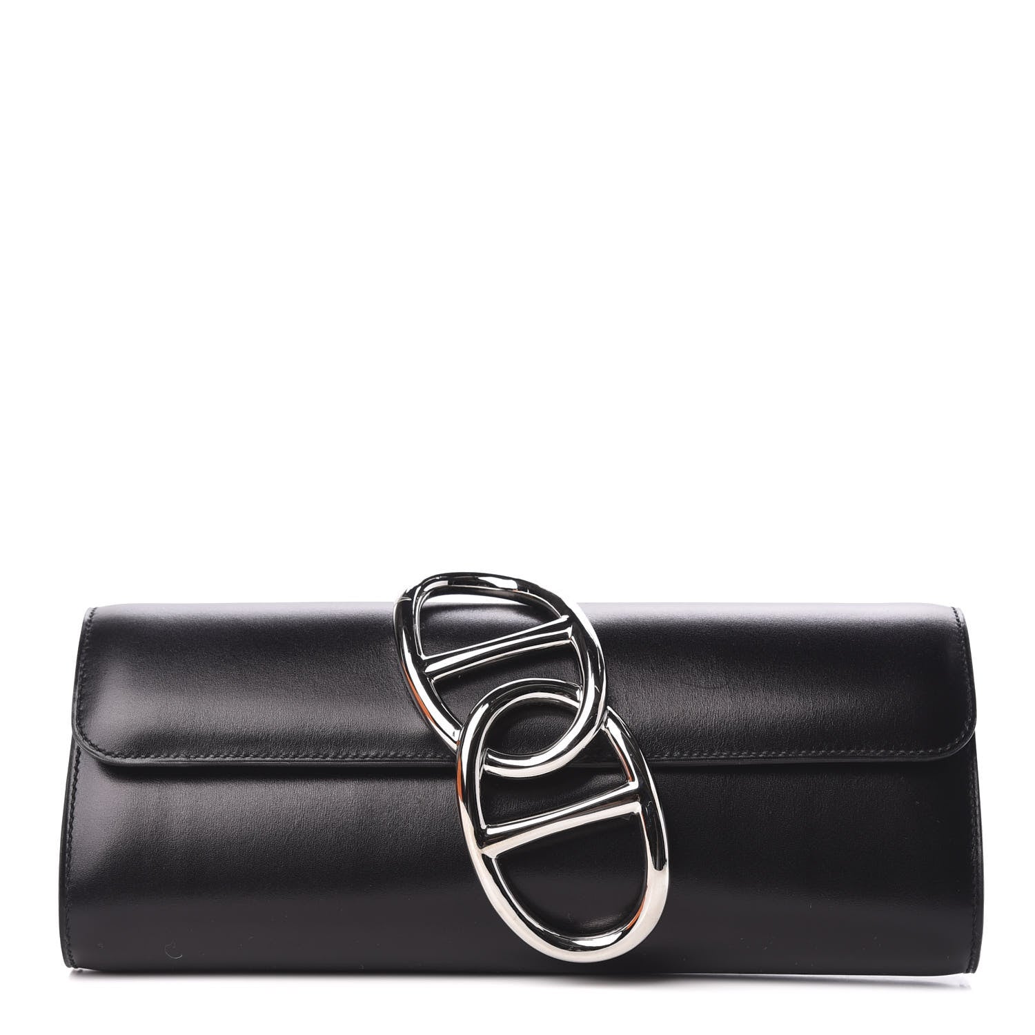 Hermes Box Egee Clutch Black 1 of 7