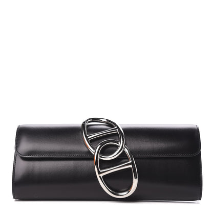 Hermes Box Egee Clutch Black 1 of 7